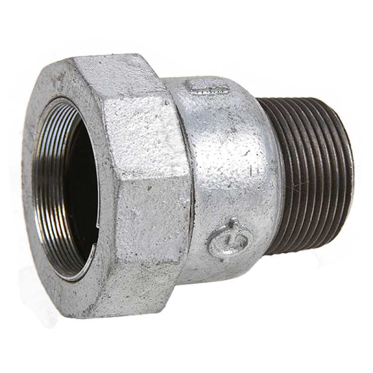 Galvanised Adaptor Male