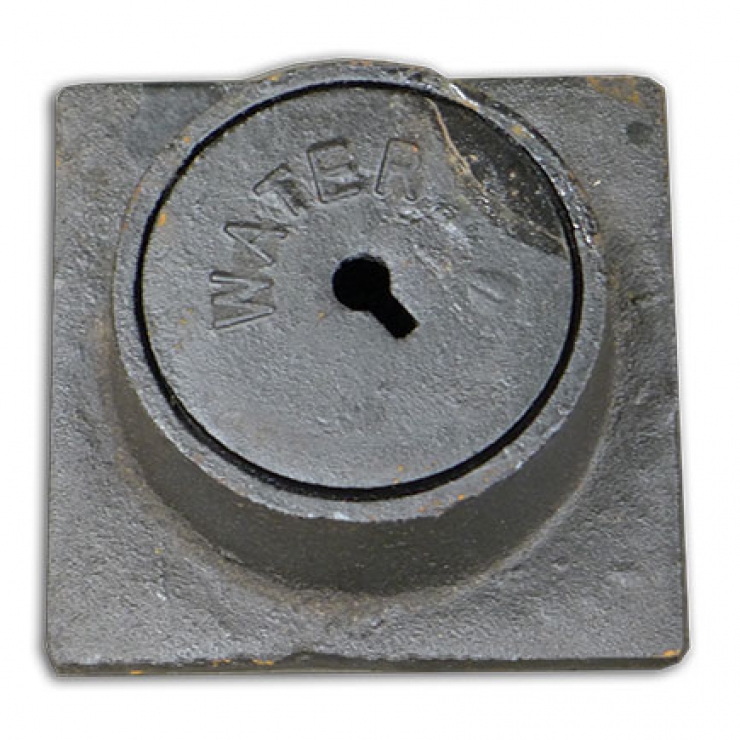 Toby Box Marked "WATER" 100mm