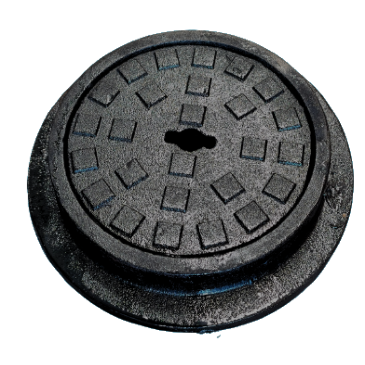 Circular Cleaning Eye Cover For DN100 and DN101 PVC